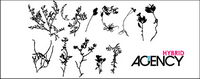 The plants withered Vector