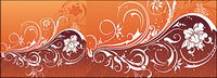 Fashion soft tread element vector material