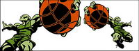 Basketball figures Vector