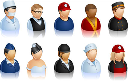 Industries to small icons - vector material