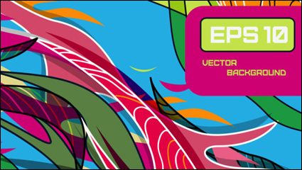 Beautiful color line patterns 01 - Vector
