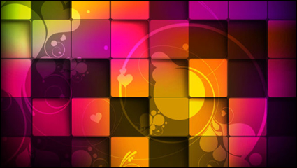 The fashion trend stereo box 05 - vector material