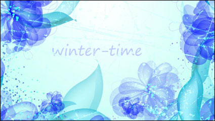 Colorful flowers background 02 - vector material