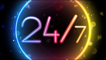Gorgeous neon special effects 03 - vector material