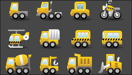 Cute transport vector -3