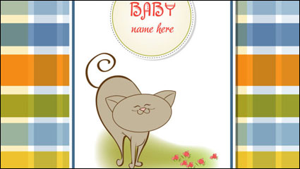 Cute cartoon illustration 01 - vector material
