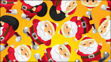 The exquisite cartoon pattern background pattern 01 - vector material