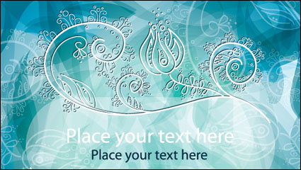 Gorgeous pattern background 01 - vector material