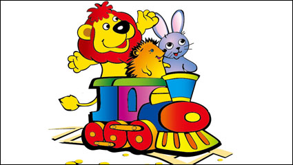Cartoon image 02 - vector material