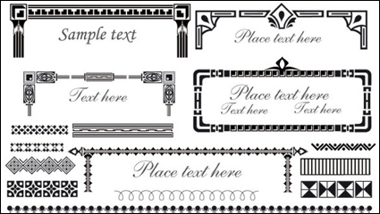 Exquisite lace pattern 05 - vector material
