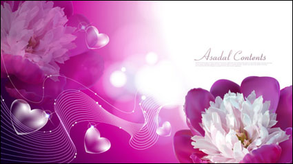 Vector flower material-2