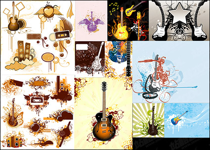 guitar vector -3