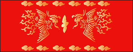 Chinese classical abstract pictorial Phoenix