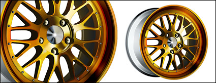 Gold realistic car gestational age