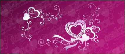 Love theme pattern